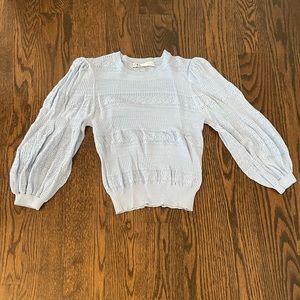 Zara Light Blue Top